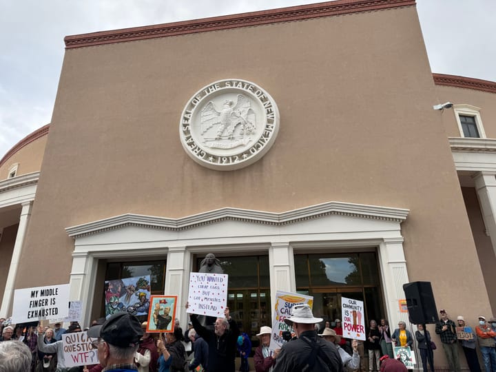 Does demonstrating matter - especially here in blue New Mexico?